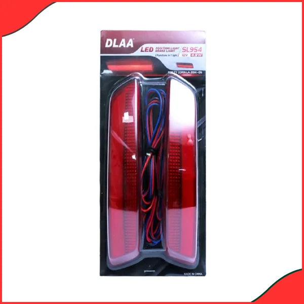 Toyota Corolla Rear Bumper LED Reflector Light  Model 2014-2020 - Best Quality