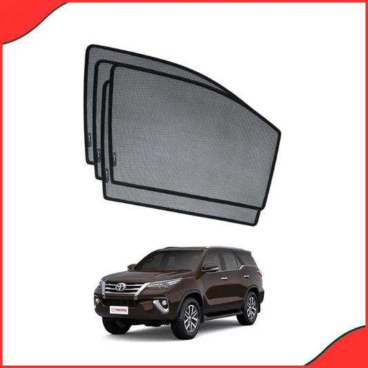 Toyota Fortuner Sun Shades – Side Window Set for 2016–2021 Models