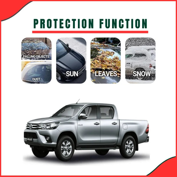 Toyota Hilux Vigo 2005–2016 Parachute Car Cover – Waterproof, Dustproof & Anti UV - Full Body Protection - Latest