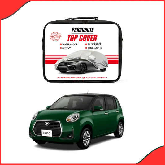 Toyota Passo 2016–2019 Car Cover – Water-Resistant Parachute Fabric, Full Body Protection