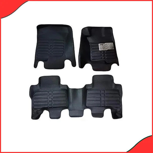 Toyota Prado 5D Floor Mats – Black (2009–2021) - High Quality