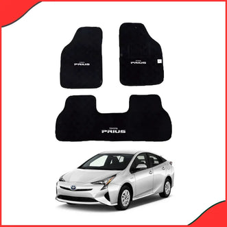 Toyota Prius Carpet Floor Mats (3 Pcs, Black) – Model 2016–2021