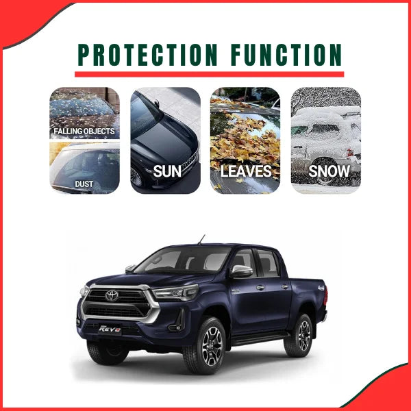 Toyota Revo 2016–2021 Car Cover – Water-Resistant Parachute Fabric, Full Body Protection - Latest