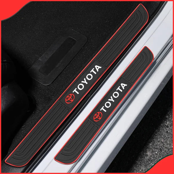 Toyota Rubber Door Sill Protector  Anti-Scratch, Durable & Stylish Guard - Best Material