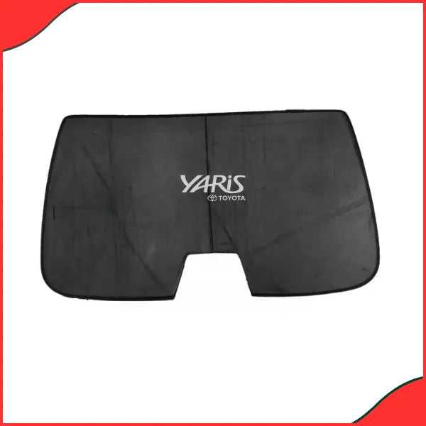 Toyota Yaris Rear Sunshade (2020-2021)  Custom Fit with Logo - Black - Latest