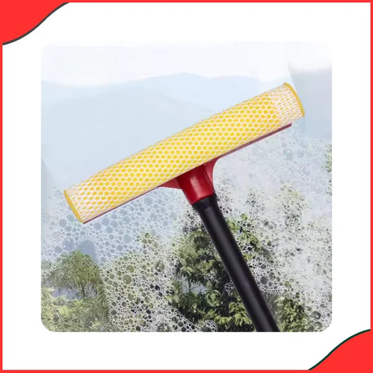 Two-Way Car Glass Cleaner with Squeeze & Spray – Windshield Wiper Tool for Streak-Free Cleaning - Latest