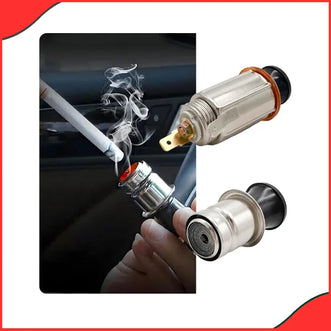 Universal Car Cigarette Lighter Socket – 12V Power Outlet Replacement Plug - car cigaretter socket