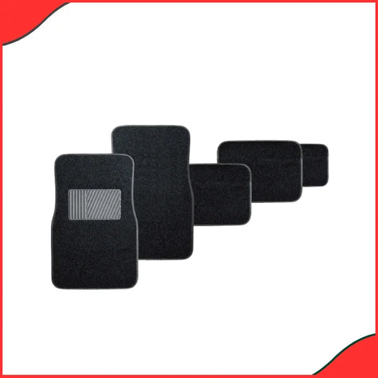 Universal Kinetik Carpet Floor Mats – 5 Pcs Durable Car Interior Protection Set