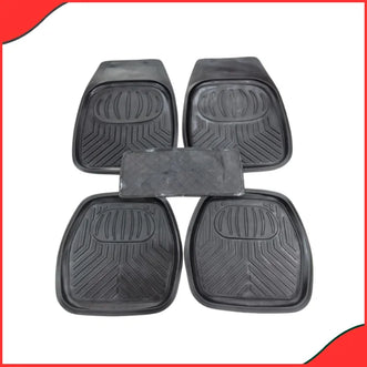 Universal Rubber Car Floor Mats – 5 Pcs (Black) Best online floor mats in pakistan