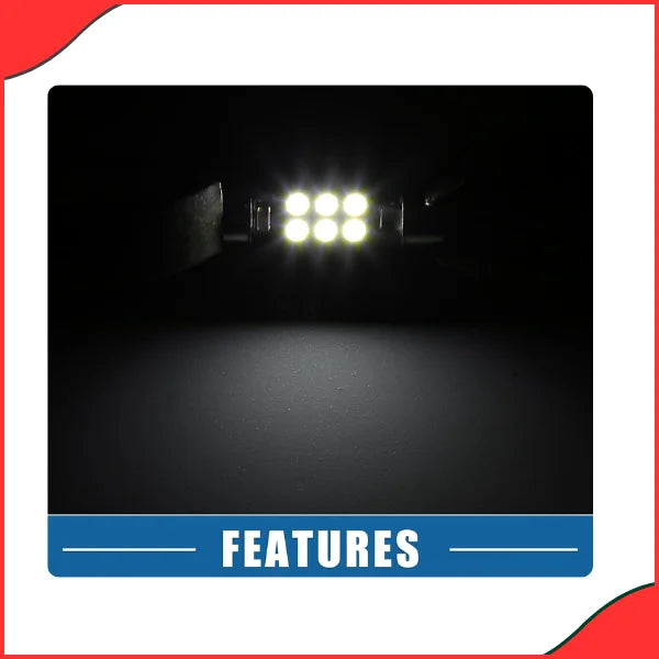 Universal Car Interior Roof Light  Super Bright & Easy Installation - New