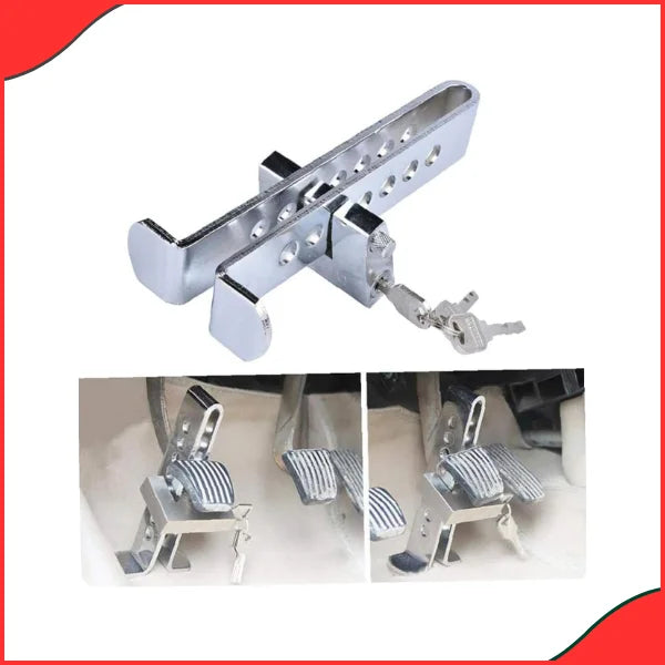 Universal Car Pedal Lock – Brake & Clutch Anti-Theft Security Lock for All Vehicles