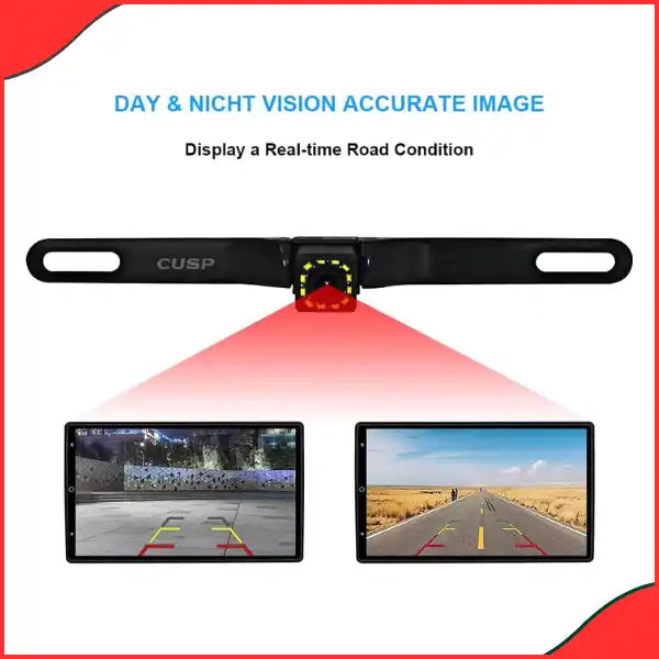 Universal Car Rear View Camera 12 LED Waterproof & Wide Angle View