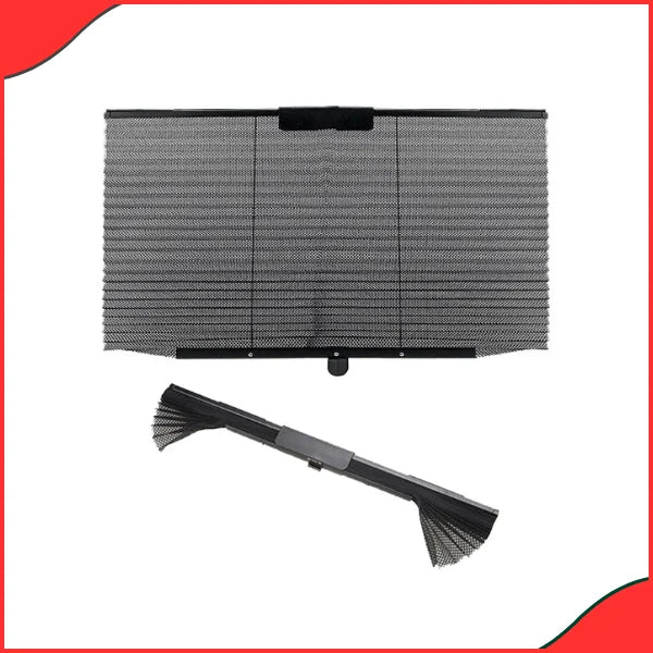 Universal Car Retractable Sunshade – 2Pcs BMW-Style Auto Folding Side Window Curtains - High Quality