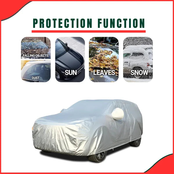 Universal X-Large Size Parachute Car Cover – Waterproof, Dustproof & UV-Resistant Full Body Protection - latest model