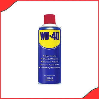 Original WD-40 Multi-Purpose Anti-Rust Spray 200ml Can with Smart Straw