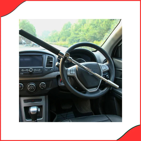X1 Universal Steering Wheel Lock – Heavy-Duty Anti-Theft System - Best Material