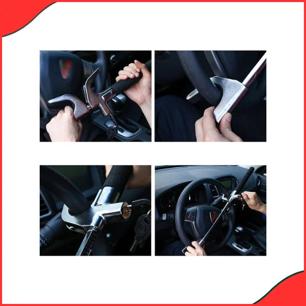 X1 Universal Steering Wheel Lock – Heavy-Duty Anti-Theft System - Latest