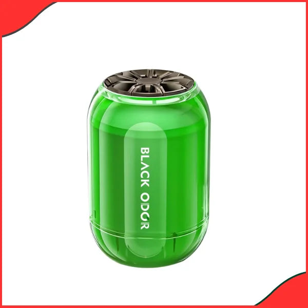 BLACK ODOR BO-8 Jasmine Air Freshener in its big size packaging, highlighting the long-lasting natural oil formula and calming floral scent.