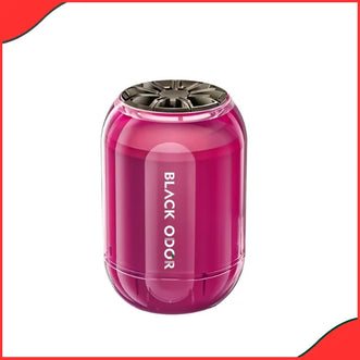 BLACK ODOR BO-8 Rose Dew Air Freshener in its big size packaging, highlighting the long-lasting natural oil formula and floral scent.