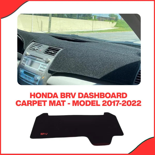 Close-up view of the black anti-glare dashboard mat fabric, highlighting its dense, heat-resistant weave for maximum UV protection and reduced windshield reflection.