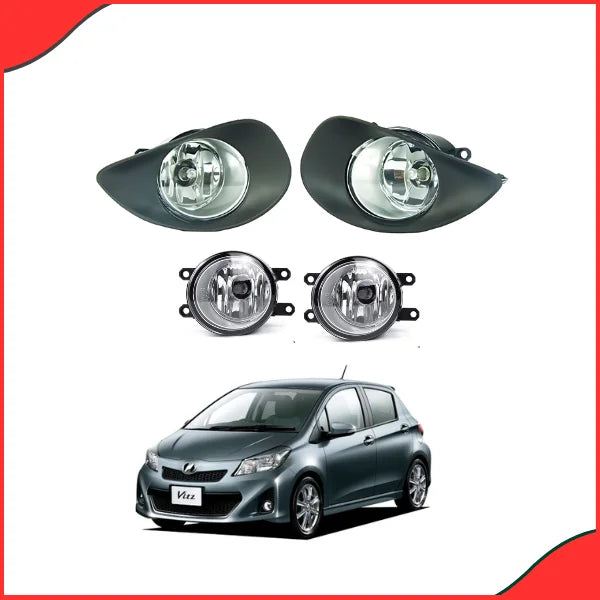 Toyota Vitz with Bugatti LED Fog Lights - Enhanced Road Visibility