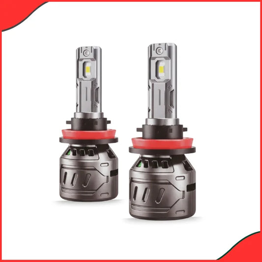 Clear beam pattern from installed BUGATTI SP1 H11 LED Headlight Bulb