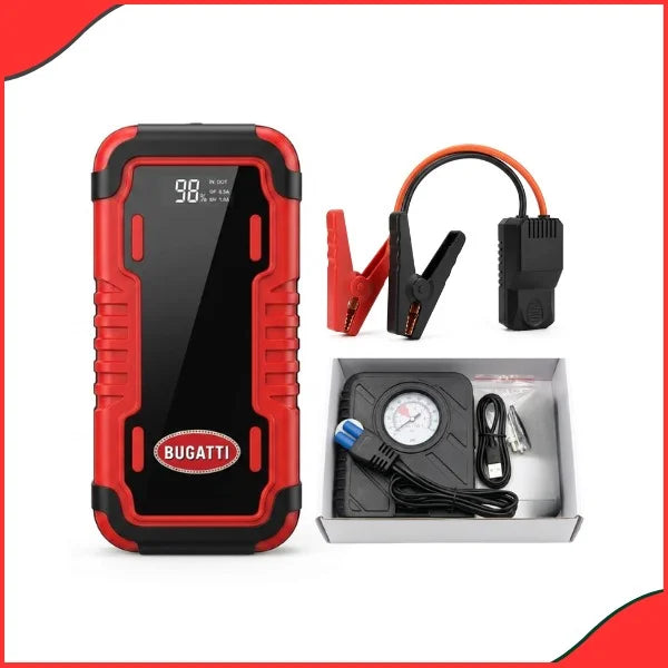 man-using-bugatti-x7-jump-starter-roadside-pakistanmotors