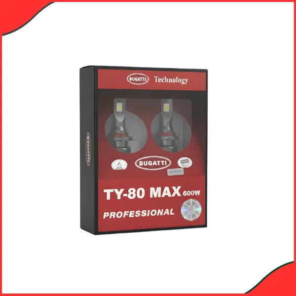 BUGHATTI TY-80 MAX [H4,H11,9005] LED Headlight Bulb 600W 6000K high-power kit