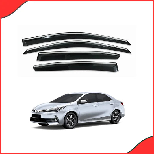 Toyota Corolla 2019-2020 Air Press Side View with Steel Chrome Finish