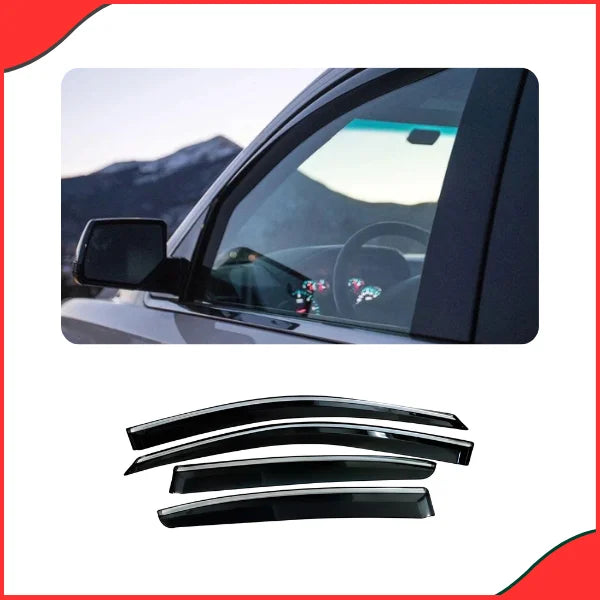 Close-up of Cultus Chrome Air Press - Rain Guard and Sun Visor Function