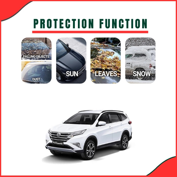 Daihatsu Terios Parachute Top Cover full body coverage on SUV - side view Pakistan