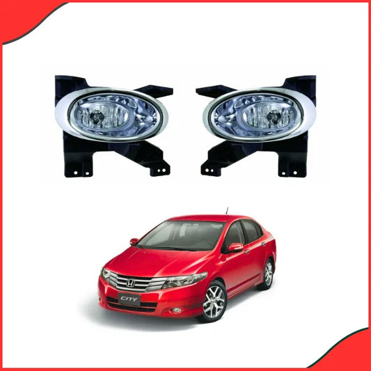 Close-up view of the DLAA HD336E Fog Lamp assembly for Honda City (2009-2014)