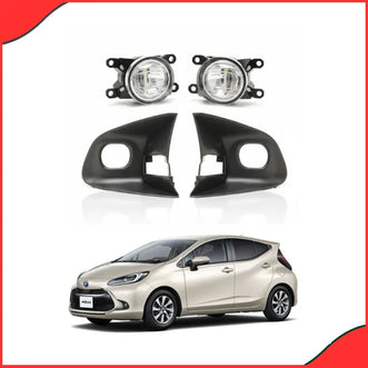DLAA TY1308 Fog Lamps and Bumper Covers complete kit for Toyota Aqua 2021-2024