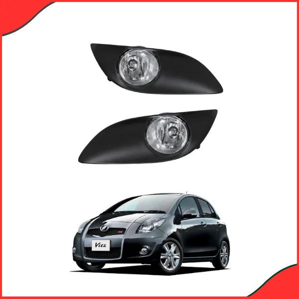 DLAA TY170A Fog Lights direct replacement installed on a Toyota Vitz 2006-2008
