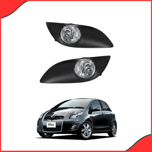 DLAA TY170A Fog Lights direct replacement installed on a Toyota Vitz 2006-2008