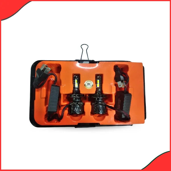 H4 LED headlight bulb energy efficient dual beam (high & low) for cars – premium quality car lighting upgrade