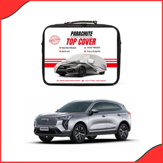 Haval Jolion Water Resistant Parachute Top Cover fitted on crossover SUV - front view