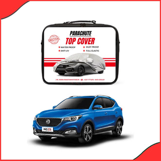 MG ZS Water Resistant Parachute Top Cover fitted on crossover SUV - front view