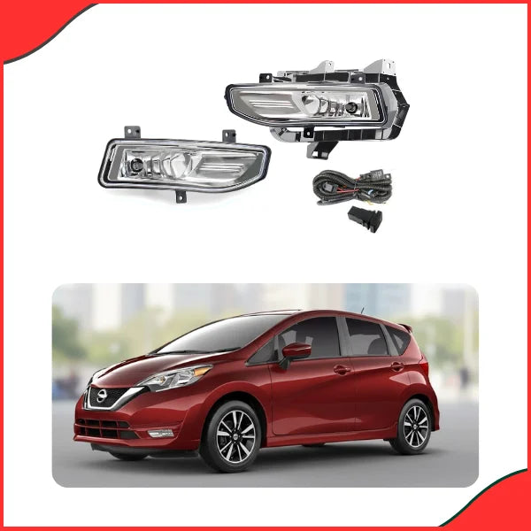 Installed view of DLAA NS961 Halogen Fog Lights on a Nissan Versa Note 2018 model