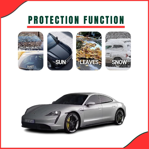 Porsche Taycan Parachute Top Cover fitted over fastback body - side view Pakistan