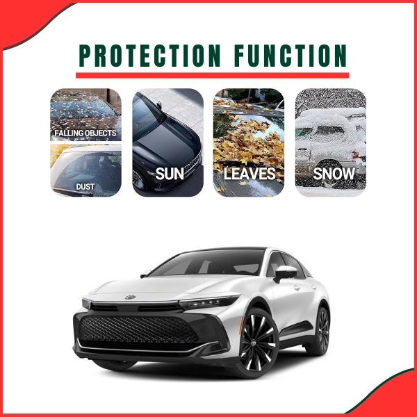 Toyota Crown Parachute Top Cover protection features dust UV rain resistant