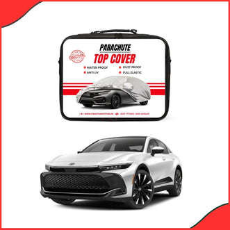 Toyota Crown Water Resistant Parachute Top Cover fitted on car