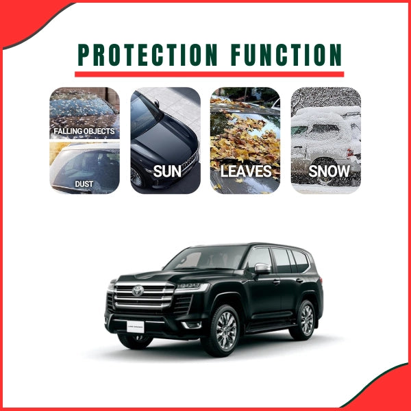 Toyota Land Cruiser LC 300 Parachute Top Cover protection features dust UV rain resistant