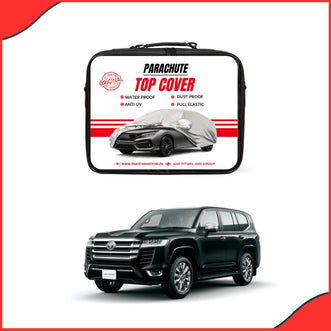 Toyota Land Cruiser LC 300 Water Resistant Parachute Top Cover fitted on car