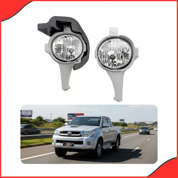 Installed view of DLAA TY013P Fog Light on a Toyota Vigo 2008 model.