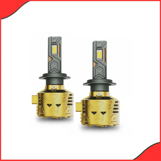 High-power 600W Yamamoto Y-1000 LED headlight beam pattern for clear night visibility